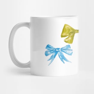 watercolor bow Mug